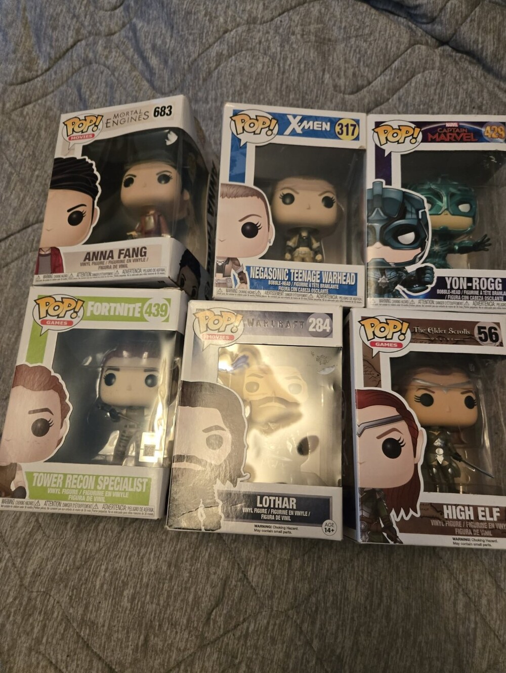 Funko Pop! Vinyl Lot - Assorted Characters (6)